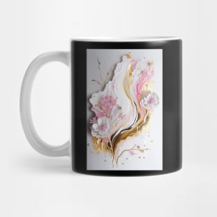 Golden Petals Mug